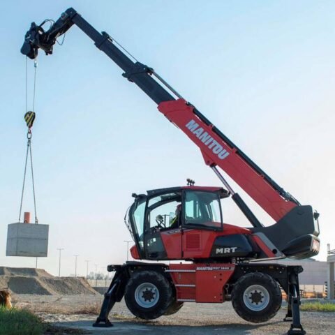 Le chariot télescopique rotatif